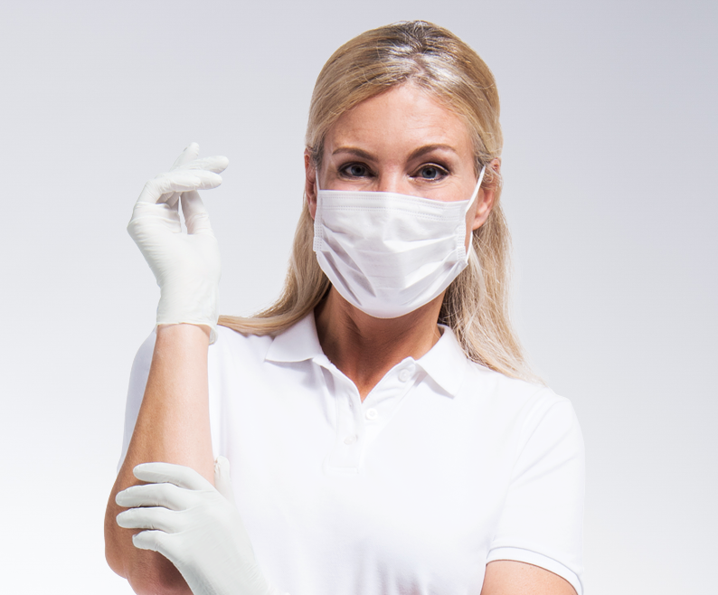 Comforties Soft Nitril Handschuhe Weiß M 100 Stück