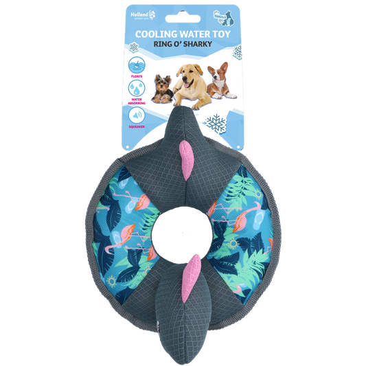 CoolPets Ring O' Sharky Flamingo
