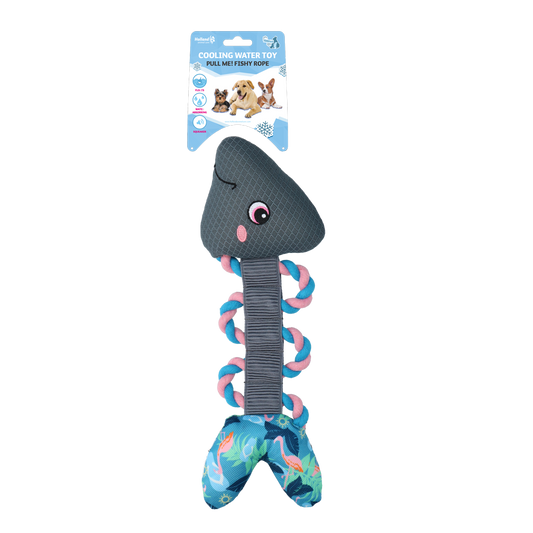 CoolPets Pull Me! Fishy Rope Flamingo