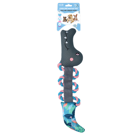 CoolPets Pull Me! Crocky Rope Flamingo