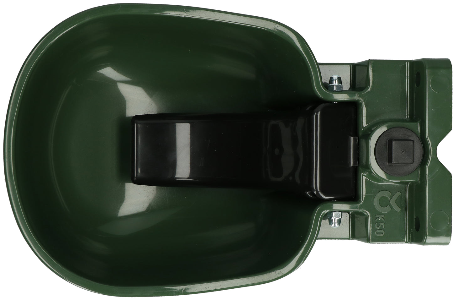 Tränkebecken Kunststoff mit Zunge Grün