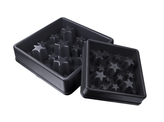 Eat Slow Live Longer Star Grau S