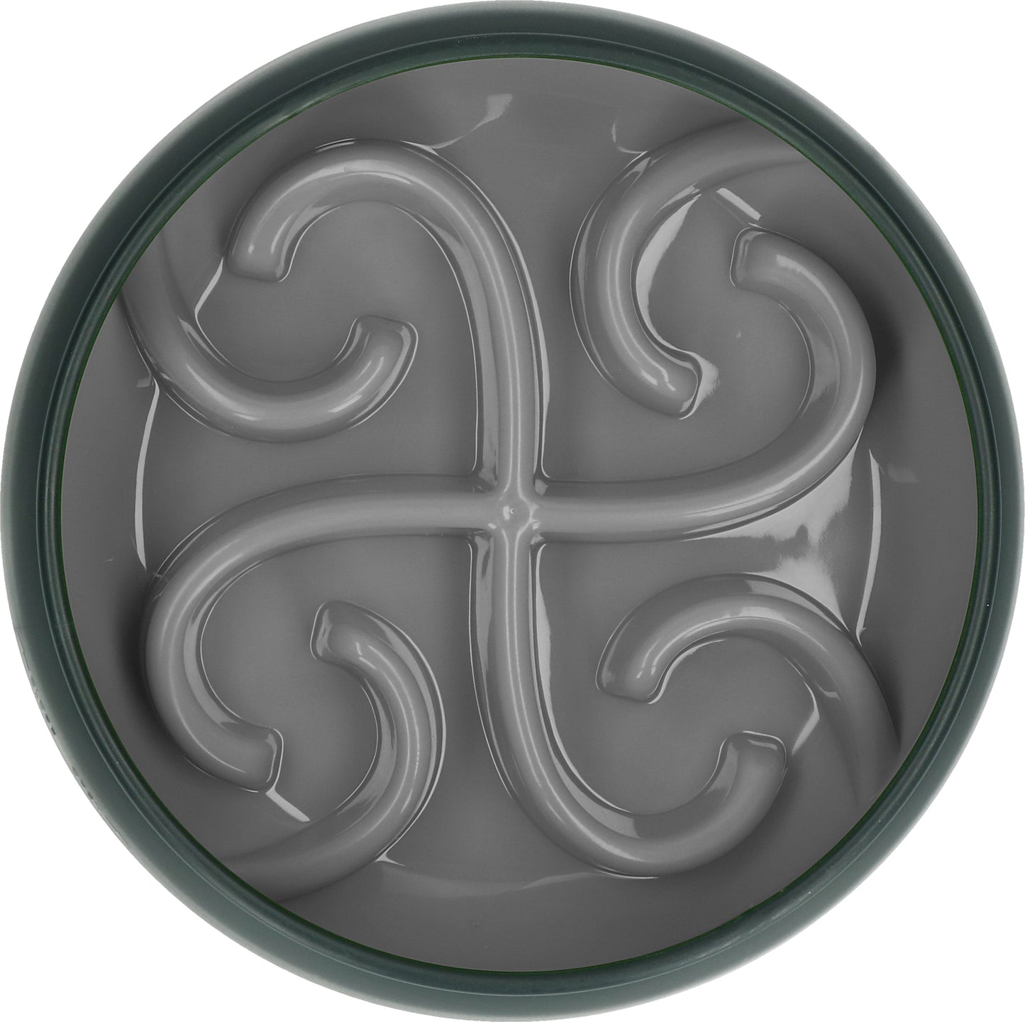 Eat Slow Live Longer Tumble Feeder Grau