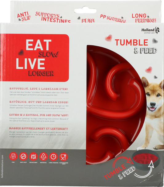 Eat Slow Live Longer Tumble Feeder Rot