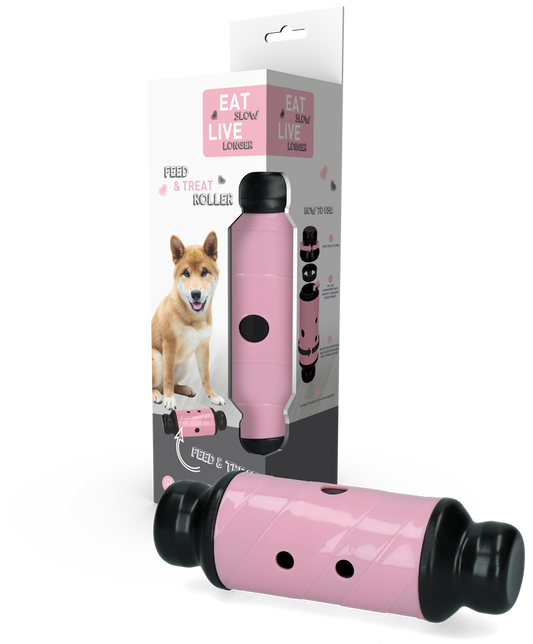 Eat Slow Live Longer Feed & Treat Roller Rosa L