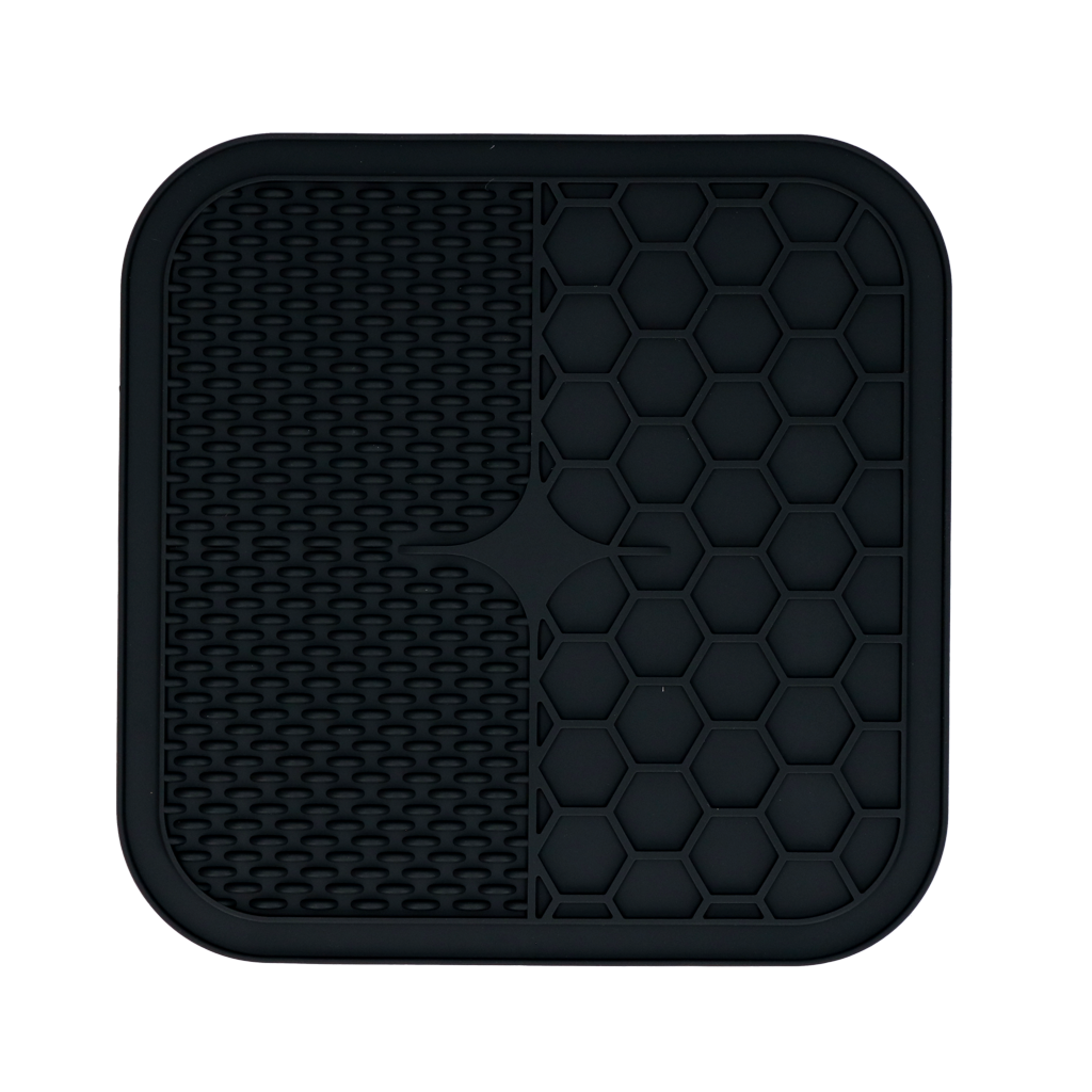 Eat Slow Live Longer Lick Mat Duo L Grau