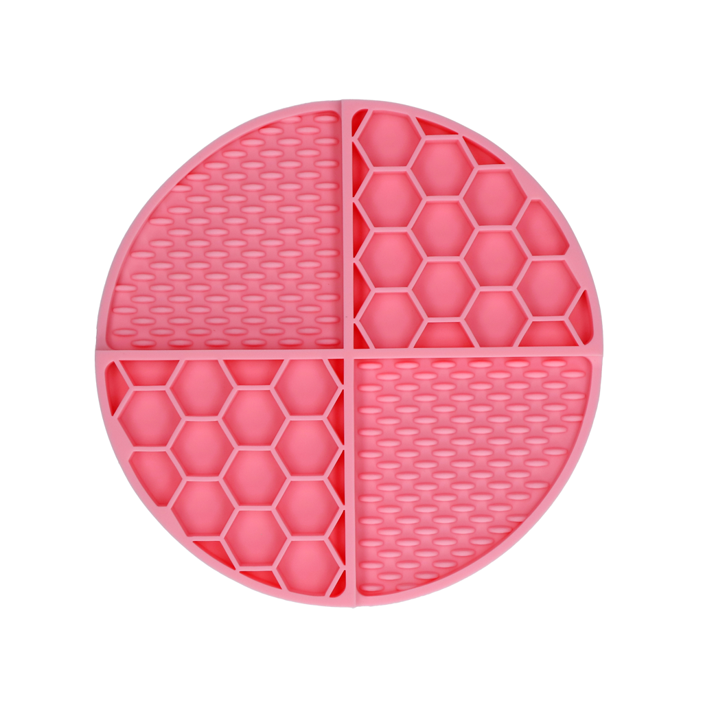 Eat Slow Live Longer Lick Mat Dimensions Circle Rosa