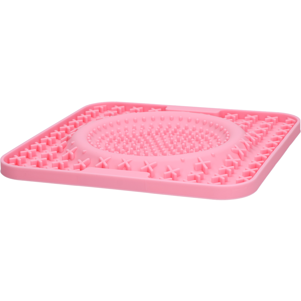 Eat Slow Live Longer Lick Mat Wave Rosa