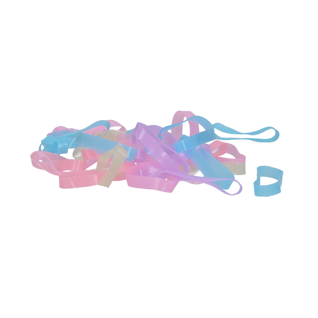 Excellent Horse Rubber Bands Silicone Rainbow