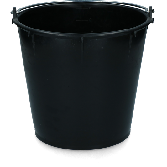 Eimer 7 l mit Griff Schwarz