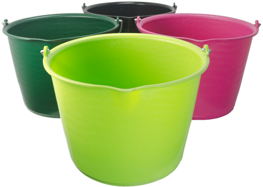 Eimer 15 l mit Ausguss Rosa