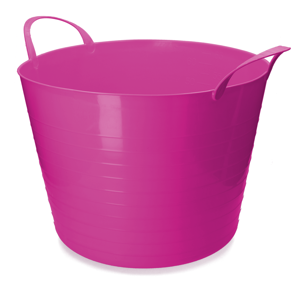 vPlast Eimer V-Trug Flexi 65 l Rosa