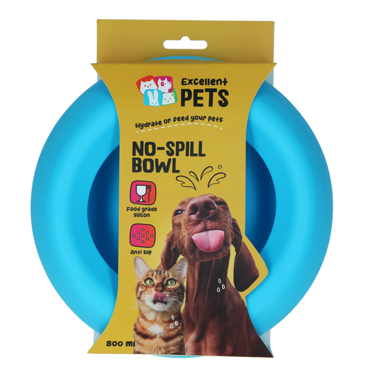 Excellent Pets No-Spill Bowl 800ml Blau M