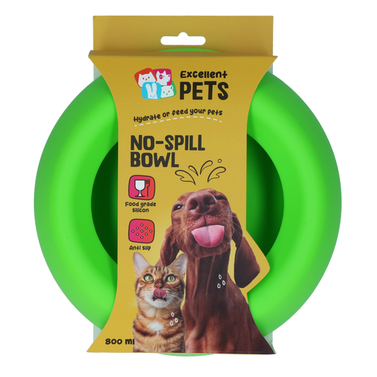 Excellent Pets No-Spill Bowl 800ml Grün M