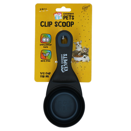 Excellent Pets Fütterschaufel mit Verriegelungsclip 0,5 cup