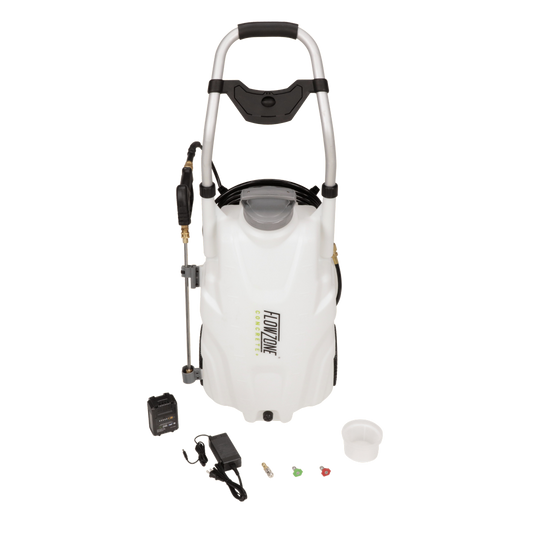 FlowZone Concrete Wagendrucksprüher Akku 34 l