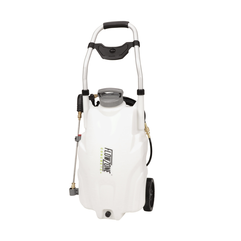 FlowZone Concrete Wagendrucksprüher Akku 34 l