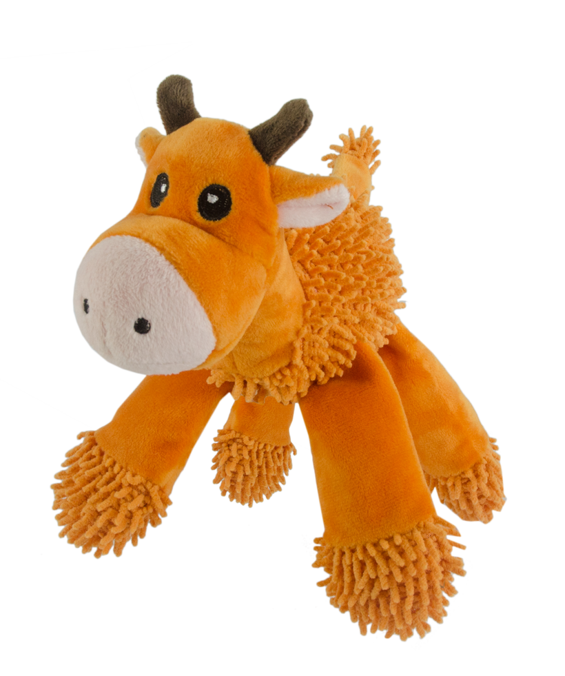 Fuzzle mit 5 Quietschern Giraffe