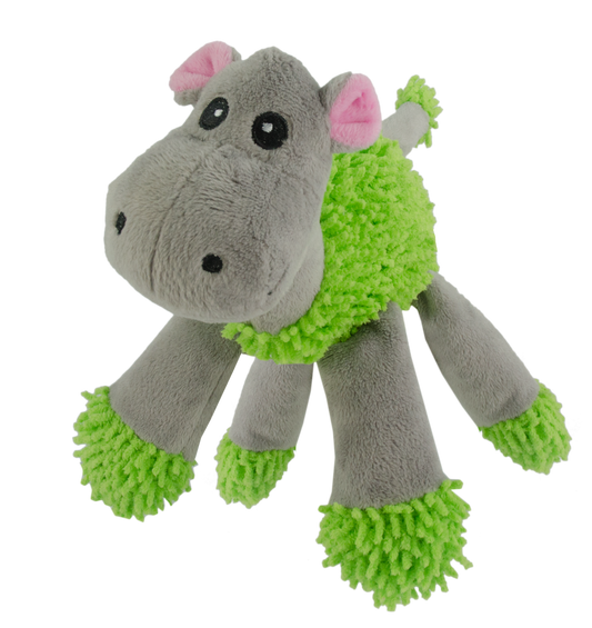 Fuzzle mit 5 Quietschern Nilpferd