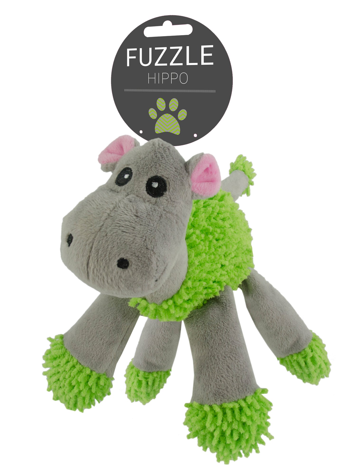 Fuzzle mit 5 Quietschern Nilpferd