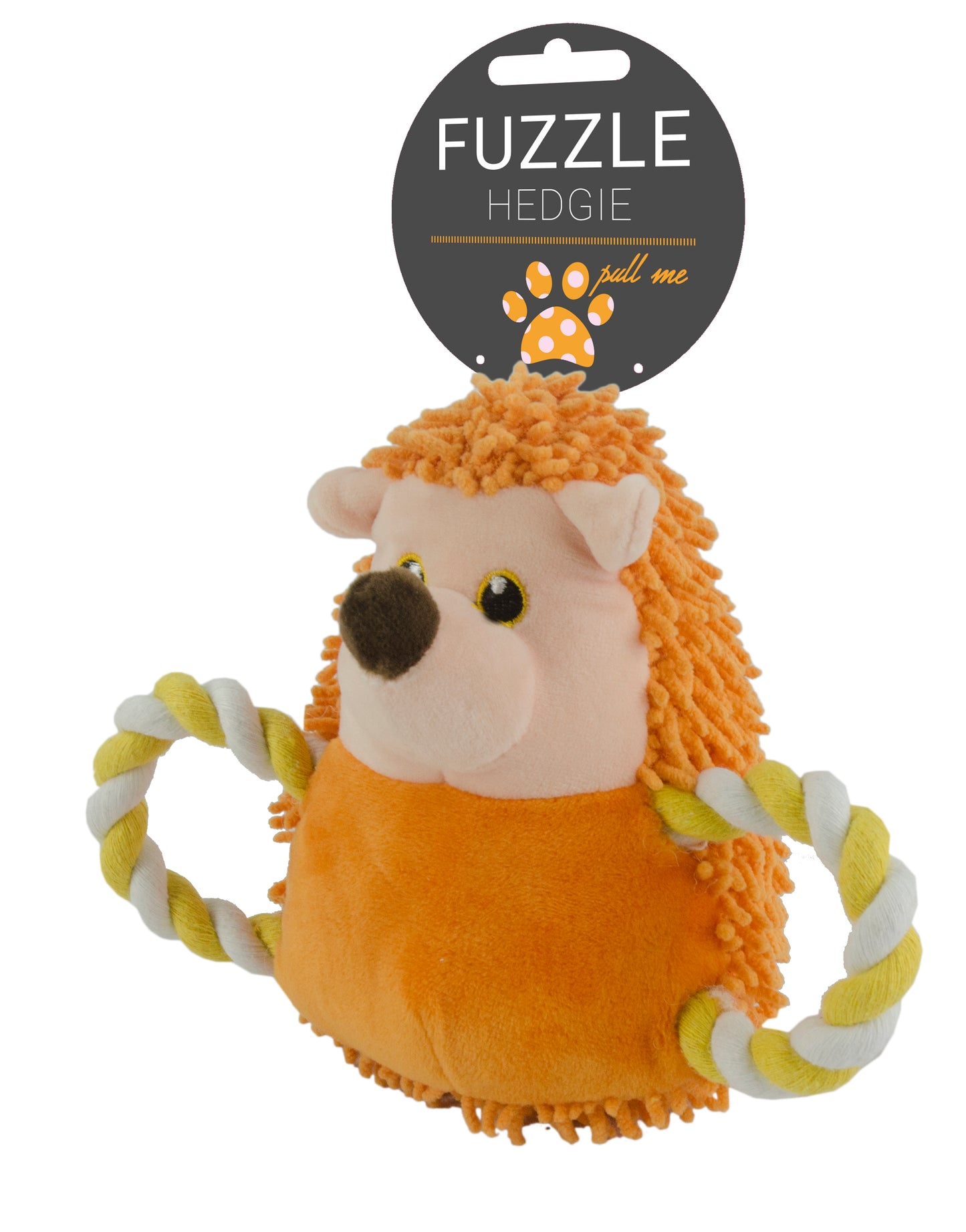 Fuzzle Hedgie Pull Me Orange