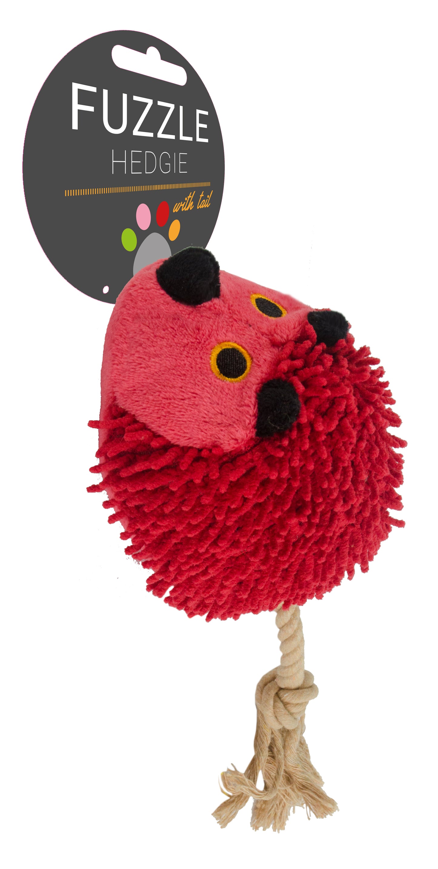 Fuzzle Hedgie mit Schwanz Rot