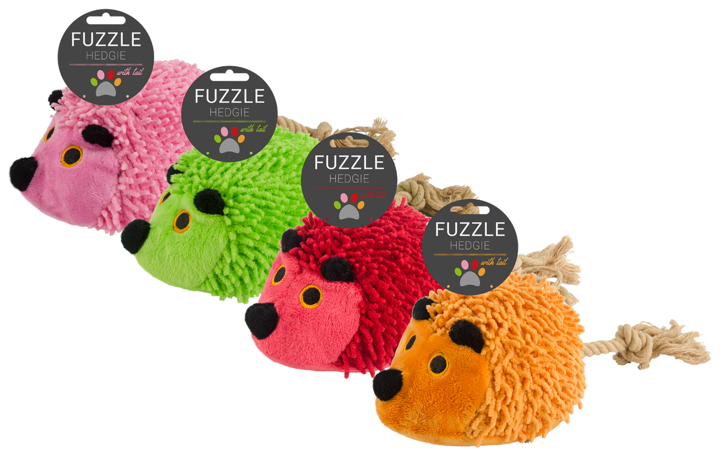 Fuzzle Hedgie mit Schwanz Rot