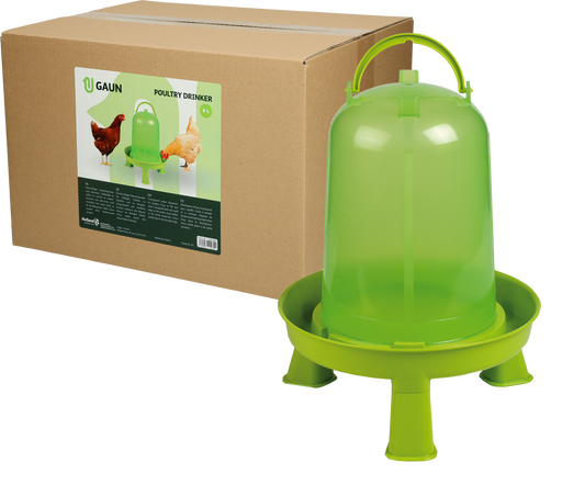 Gaun Geflügel Tränke mit Ständer Limonengrün 8 l