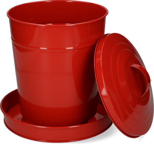 Gaun Geflügel Futterautomat Metall Rot 6 kg