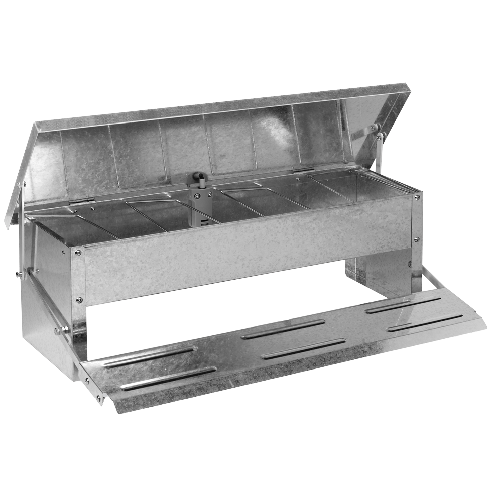 Gaun Geflügel Pedal-Futtertrog