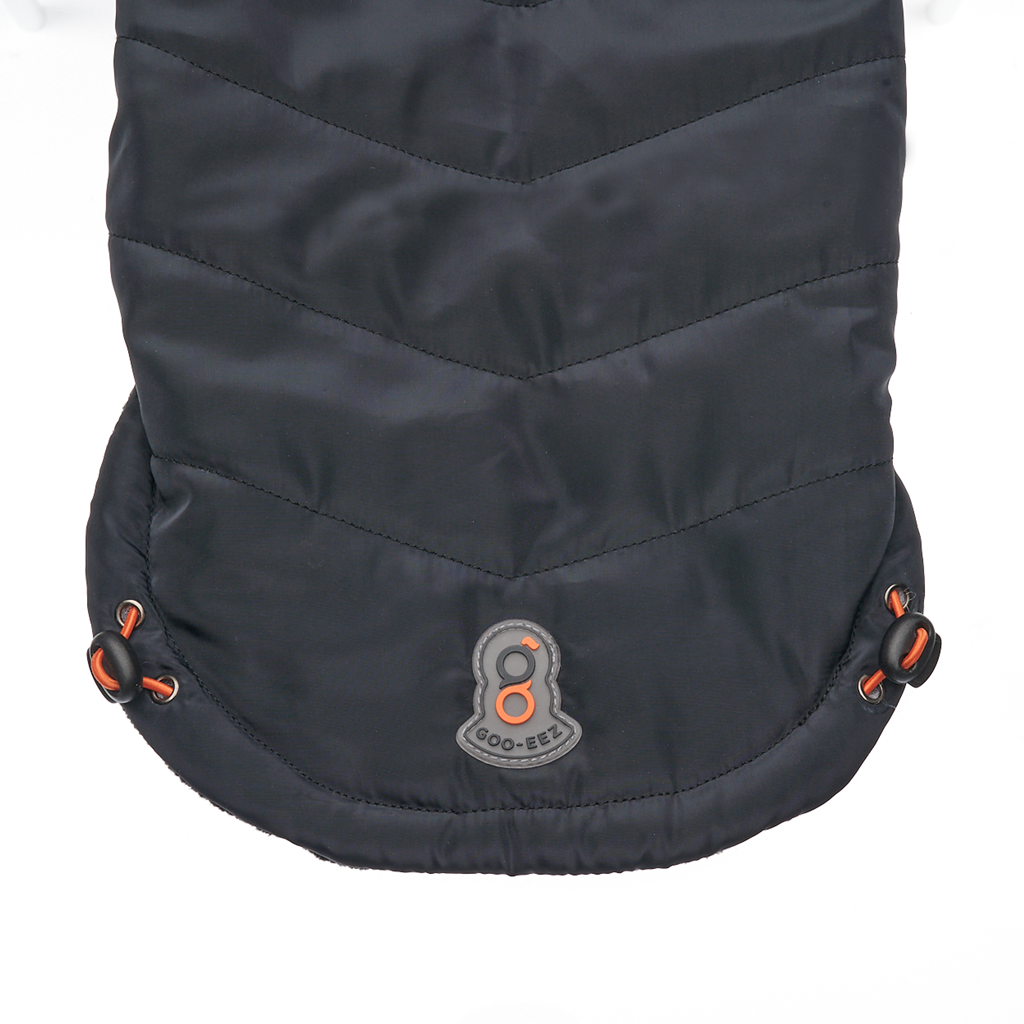 Goo-eez Mock Neck Signature Wrap Jacket XS Schwarz