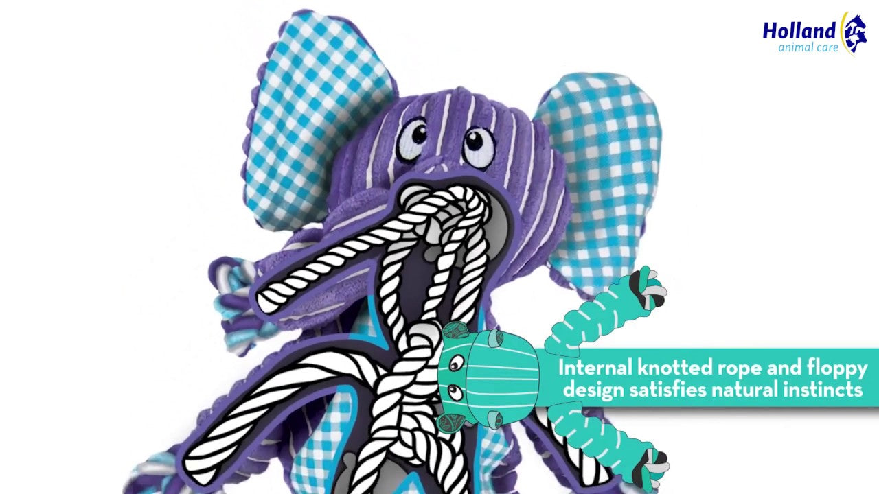 KONG Floppy Knots Elefant
