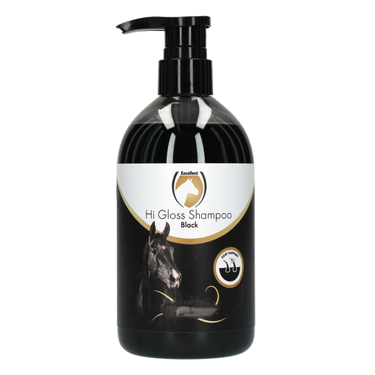 Excellent Horse Hi Gloss Shampoo Schwarz 500 ml