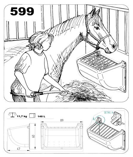 Heu Slow Feeder 140 l