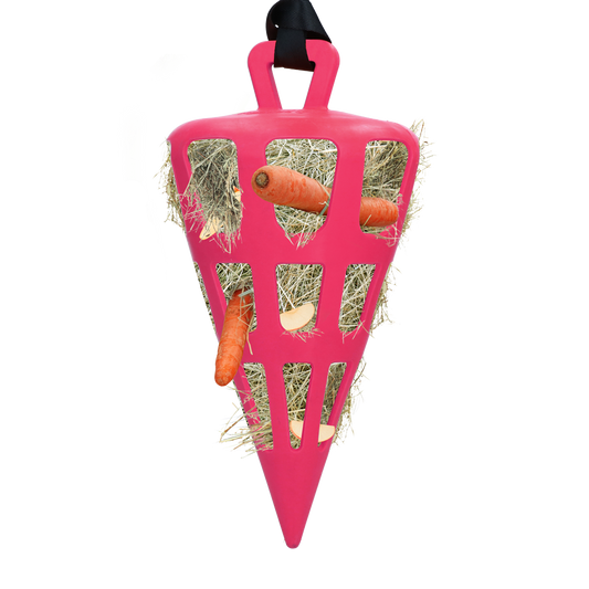 Hay Slow Feeder Fun & Flex Carrot Rosa