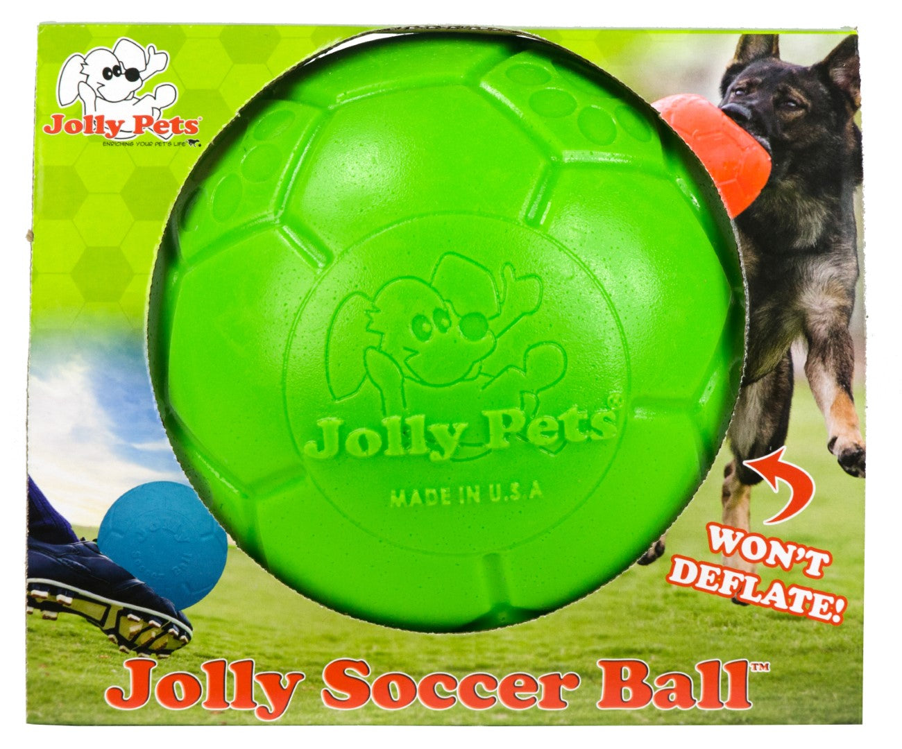 Jolly Soccer Ball Grün S (15 cm)