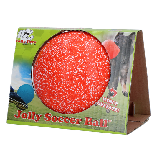 Jolly Soccer Ball Orange/Weiß S (15 cm)