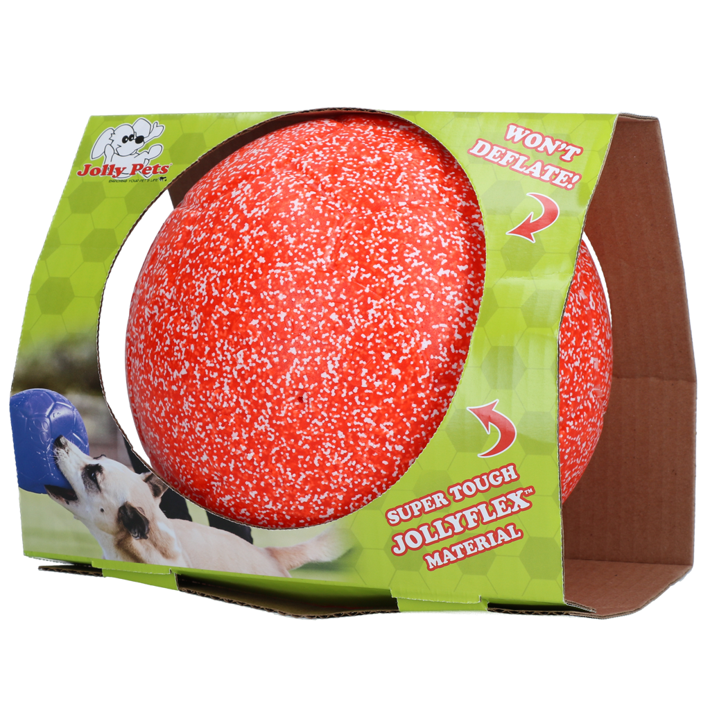 Jolly Soccer Ball Orange/Weiß L (20 cm)