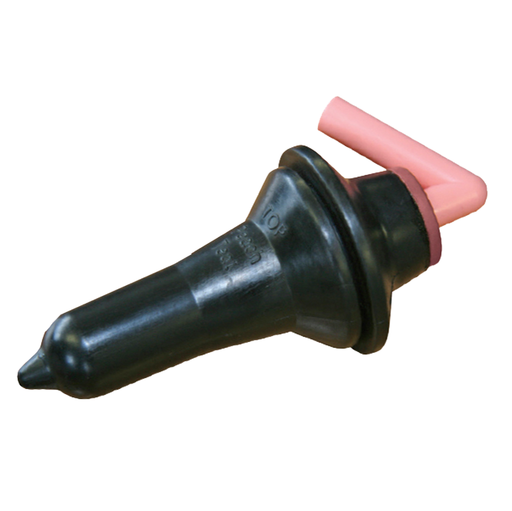 Kalbereimer-Sauger 100 mm Schwarzer Sauger