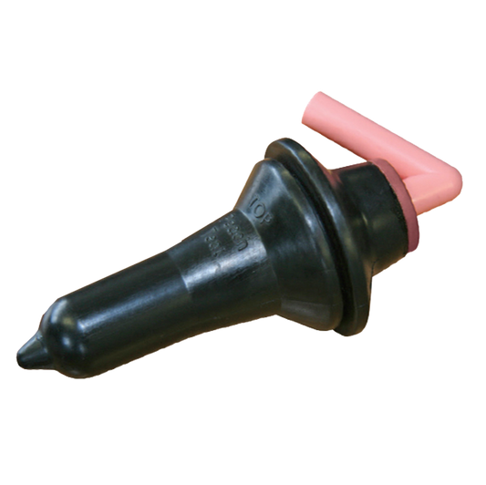 Kalbereimer-Sauger 100 mm Schwarzer Sauger