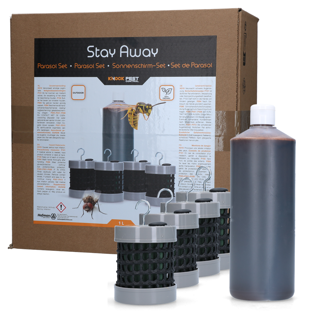 Knock Pest Stay Away Sonnenschirmset