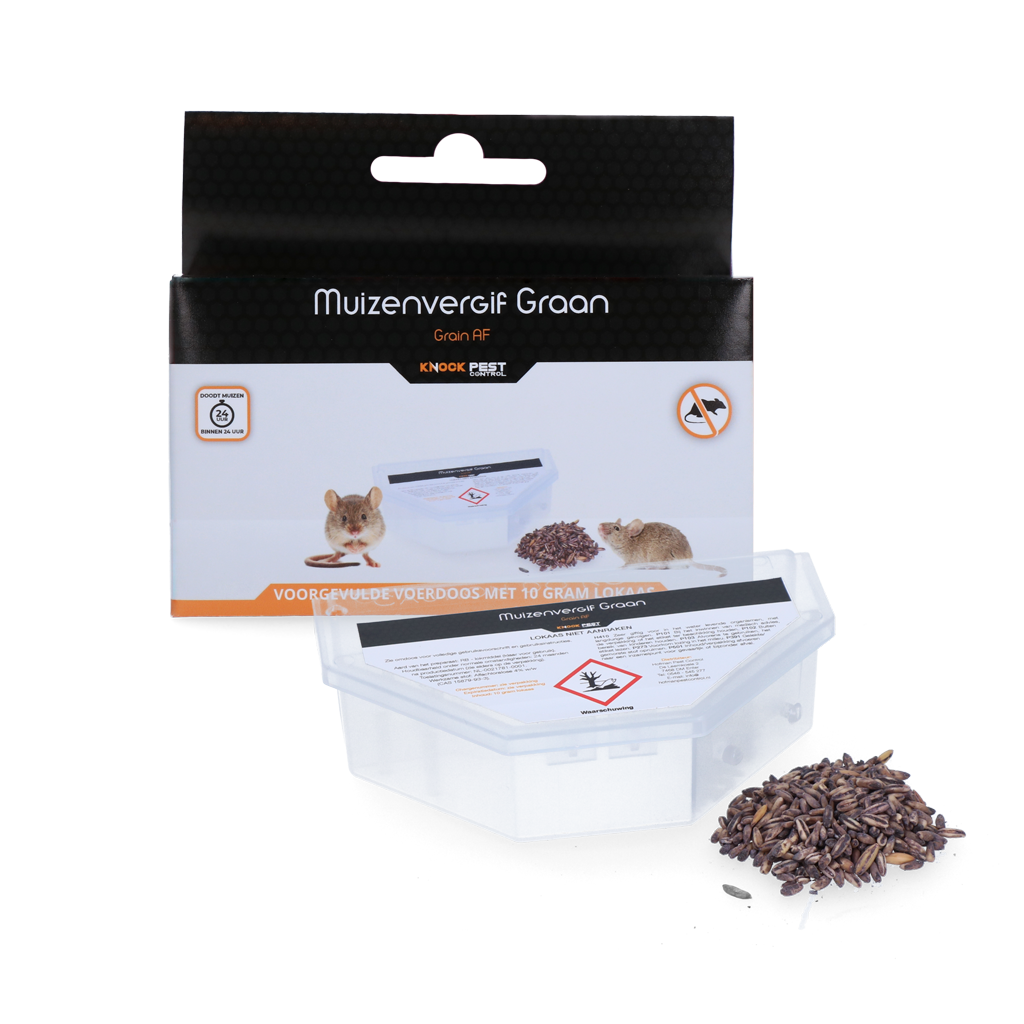 Knock Pest Muizenvergif Graan (Grain AF) 10g