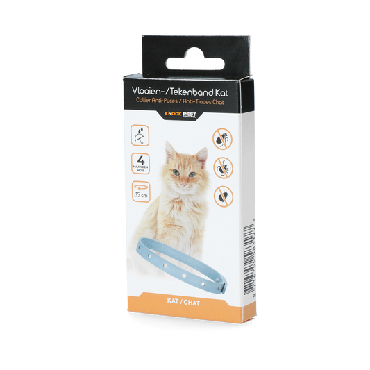 Knock Pest Floh/Zeckenhalsband Katze 35 cm NL/FR