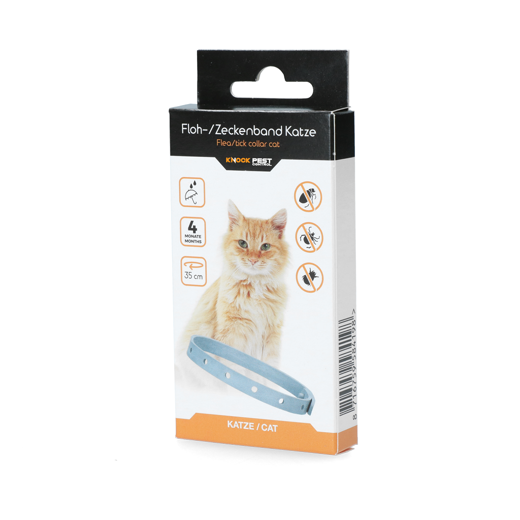 Knock Pest Floh/Zeckenhalsband Katze 33 cm DE/UK
