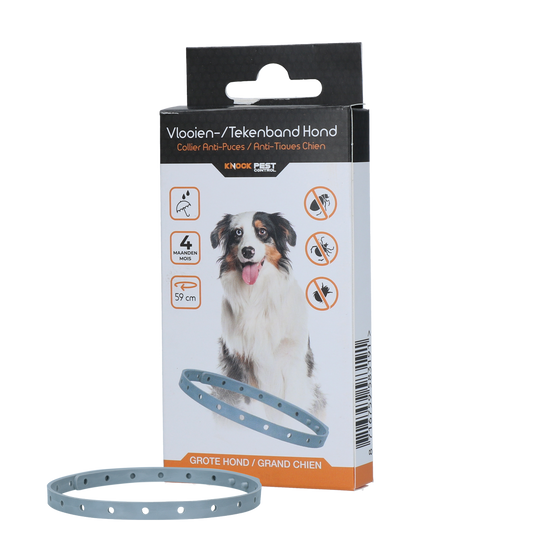 Knock Pest Floh/Zeckenhalsband Hund 59 cm NL/FR