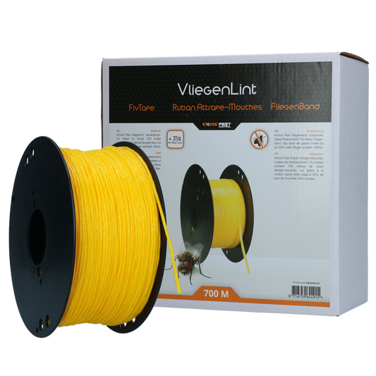 Knock Pest Fliegenband Ersatzrolle 700 m Gelbe
