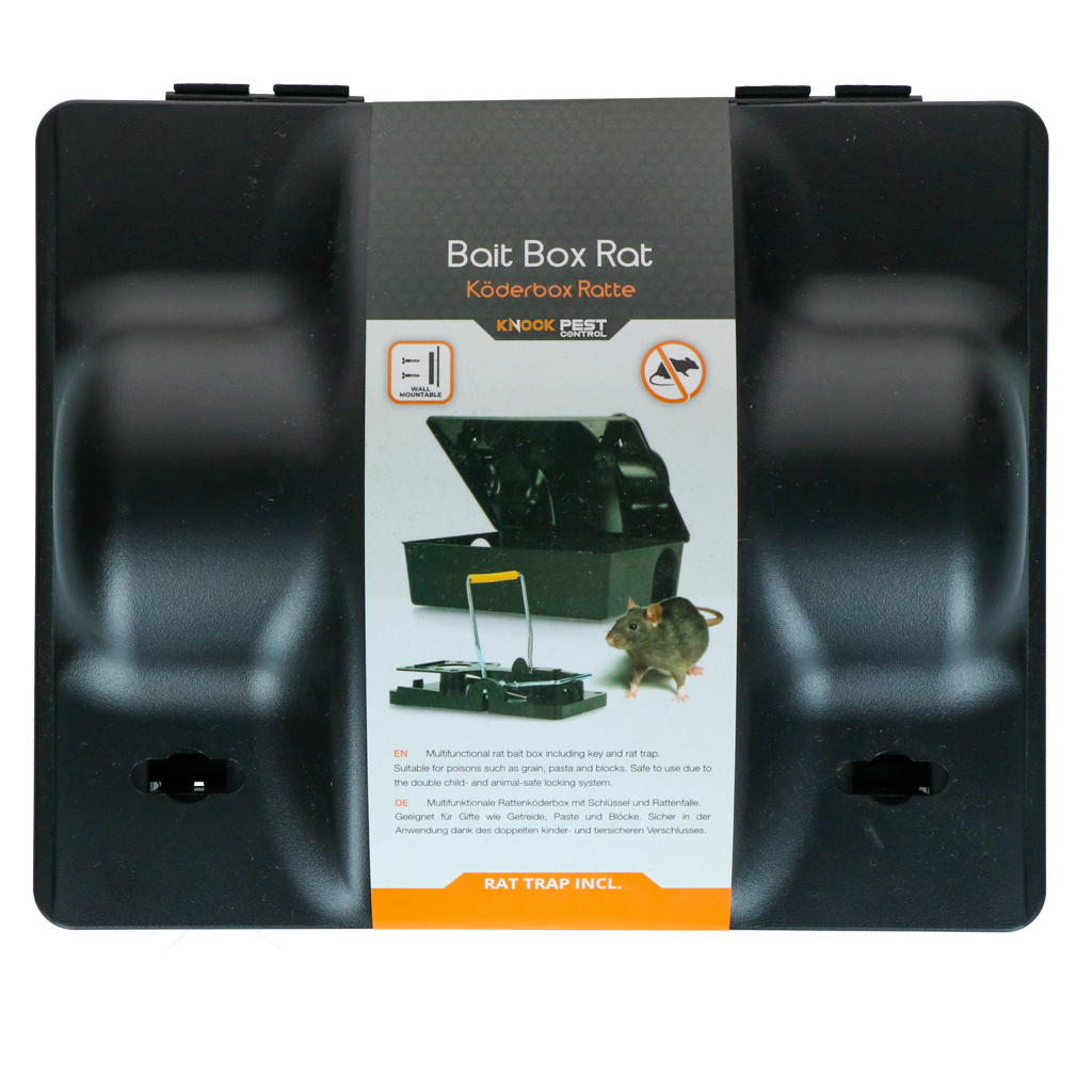 Knock Pest Köderbox Ratte/Maus Dual bait mit Rattenfalle