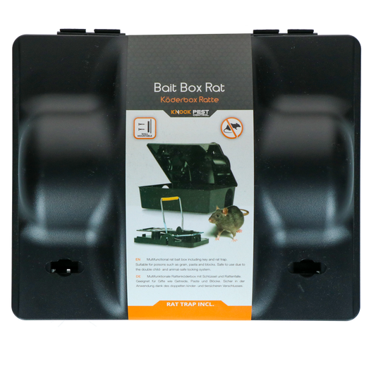 Knock Pest Köderbox Ratte/Maus Dual bait mit Rattenfalle