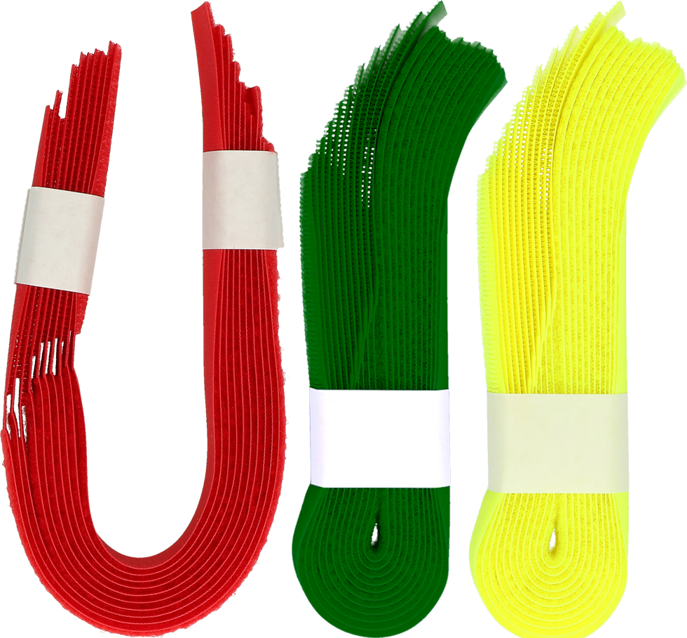 Markierungsband mit Klettverschluss, gelb Gelb