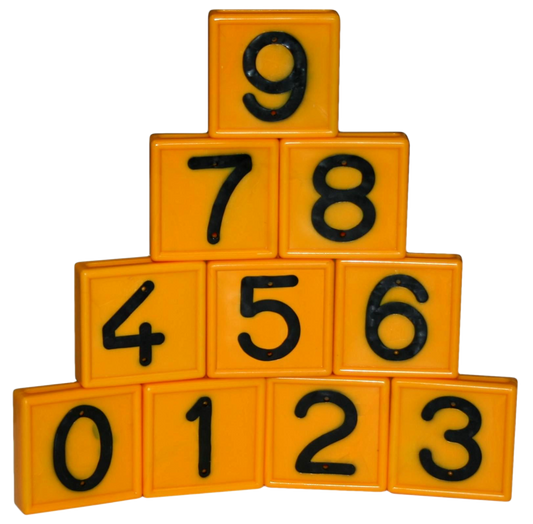 Halsmarkierungsbandnummer zum einschlaufen nr. 1 gelb 3